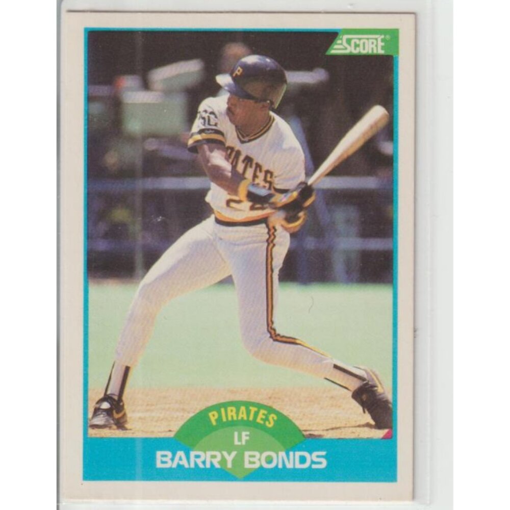 Barry Bonds 1989 Score Pittsburgh Pirates Vintage Collectible #127